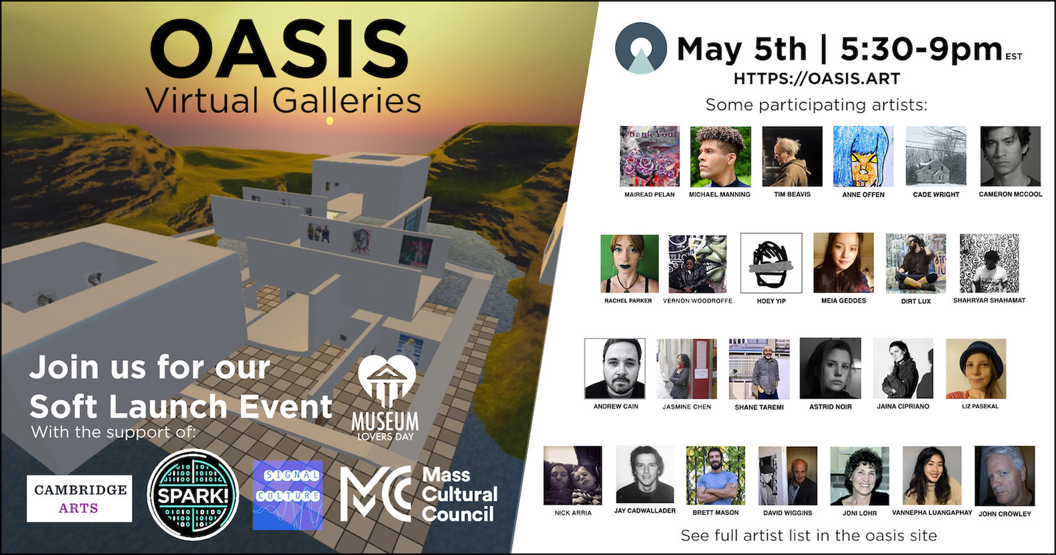 Flyer of first virtual OASIS event
